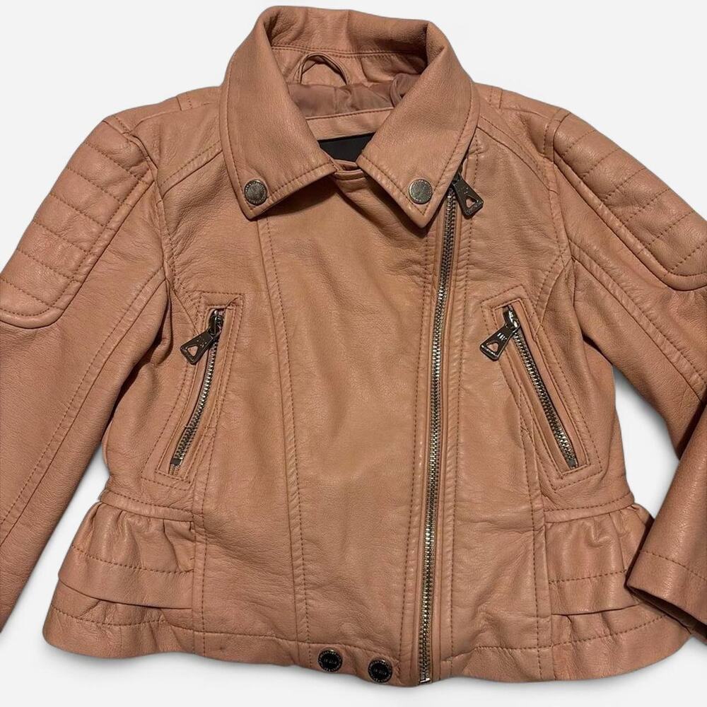 Urban republic pink faux leather jacket